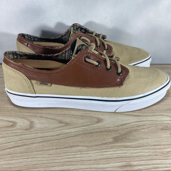 Vans Other - Vans Skateboarding Shoe Leather Canvas  Mens 11.5
